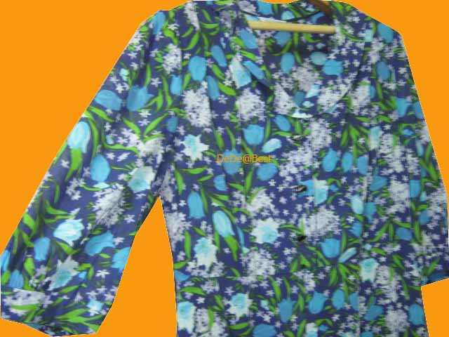 ขายแล้วค่ะ D33:Vintage dress เดรสวินเทจลายดอกไม้พร้อมเข็มขัด❤