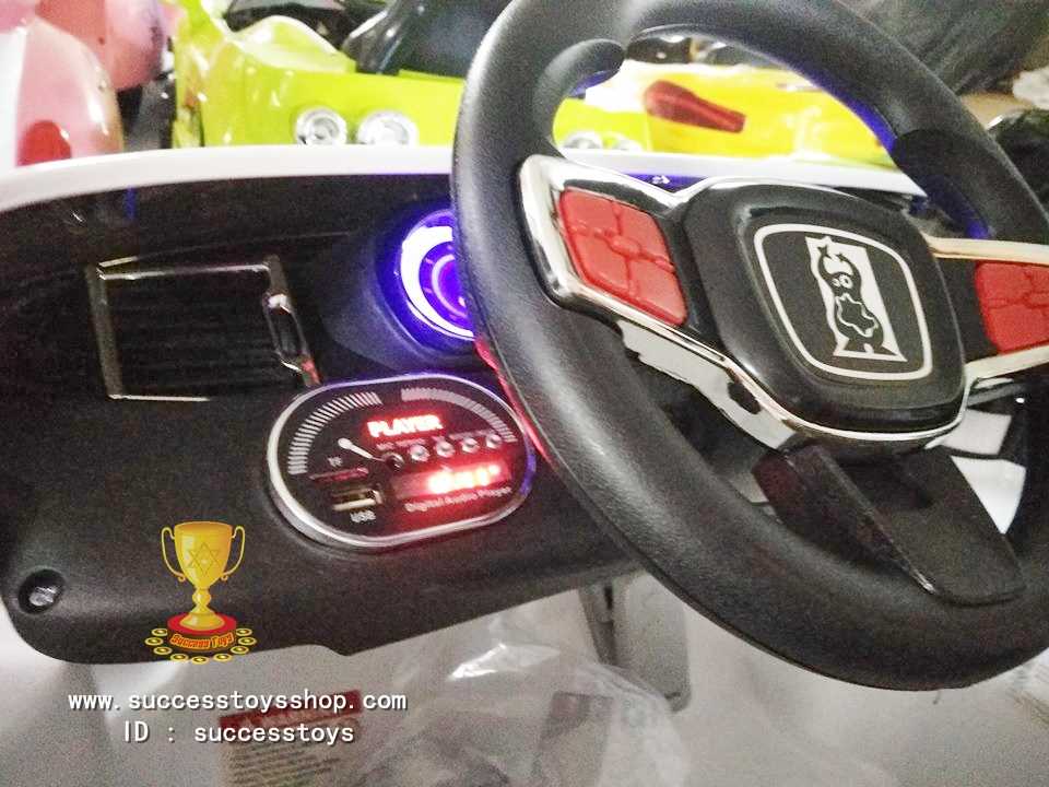 LN1668W รถแบตเตอรี่เด็กนั่งไฟฟ้า ยี่ห้อ BMW สีขาว 2m