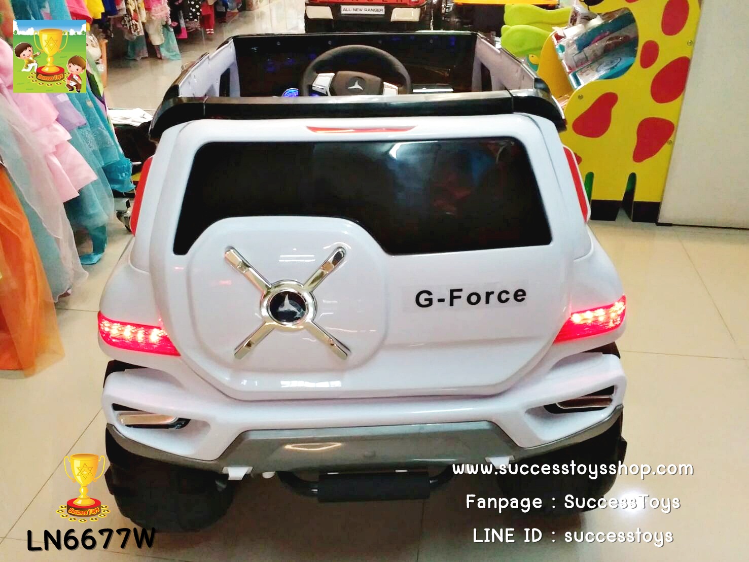 LN6677W รถจิ๊ฟแบตเตอรี่เด็กนั่งไฟฟ้า ยี่ห้อ BMW ซีรีย์5