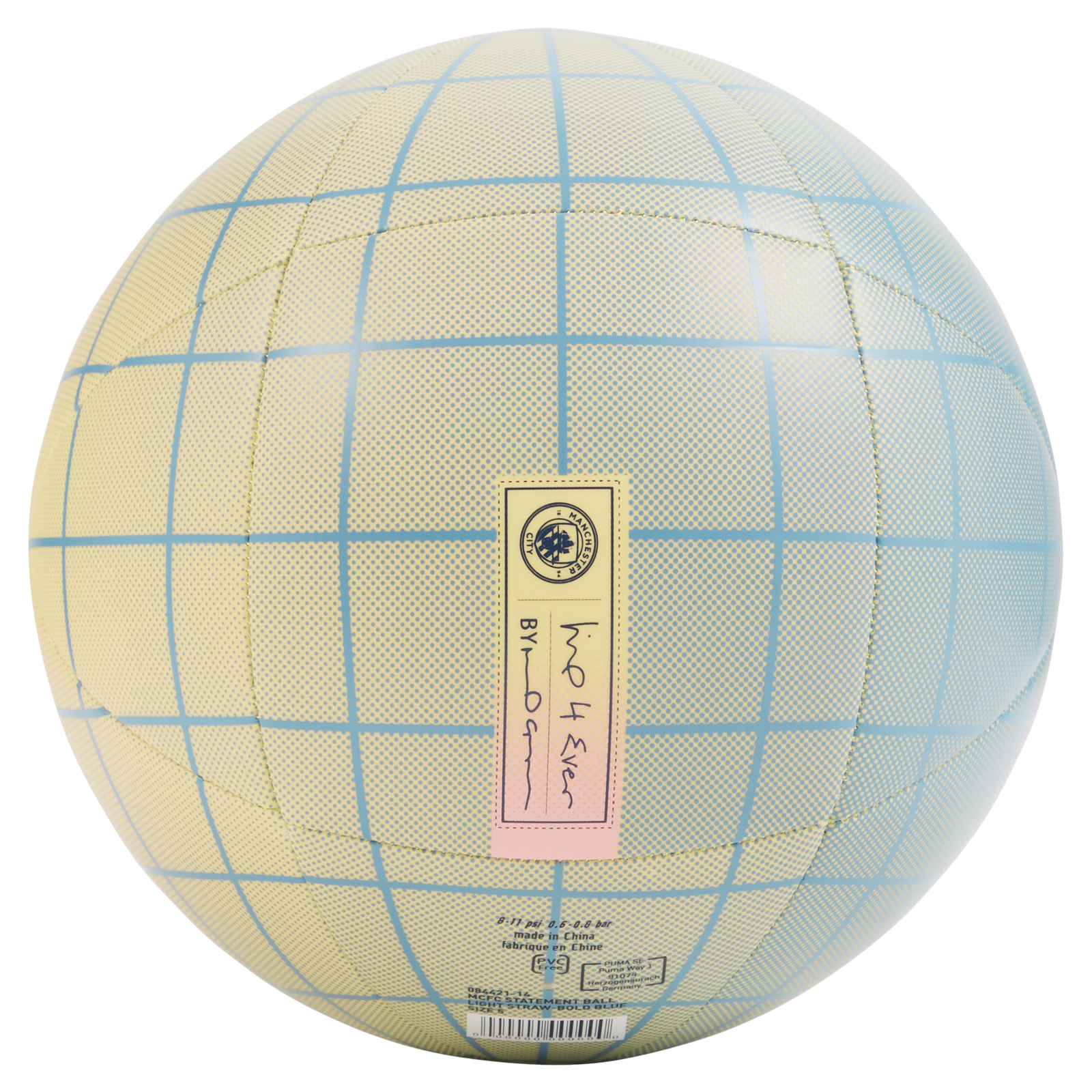 ลูกบอลแมนเชสเตอร์ ซิตี้ 'Definitely City' FtblStatement Ball ของแท้