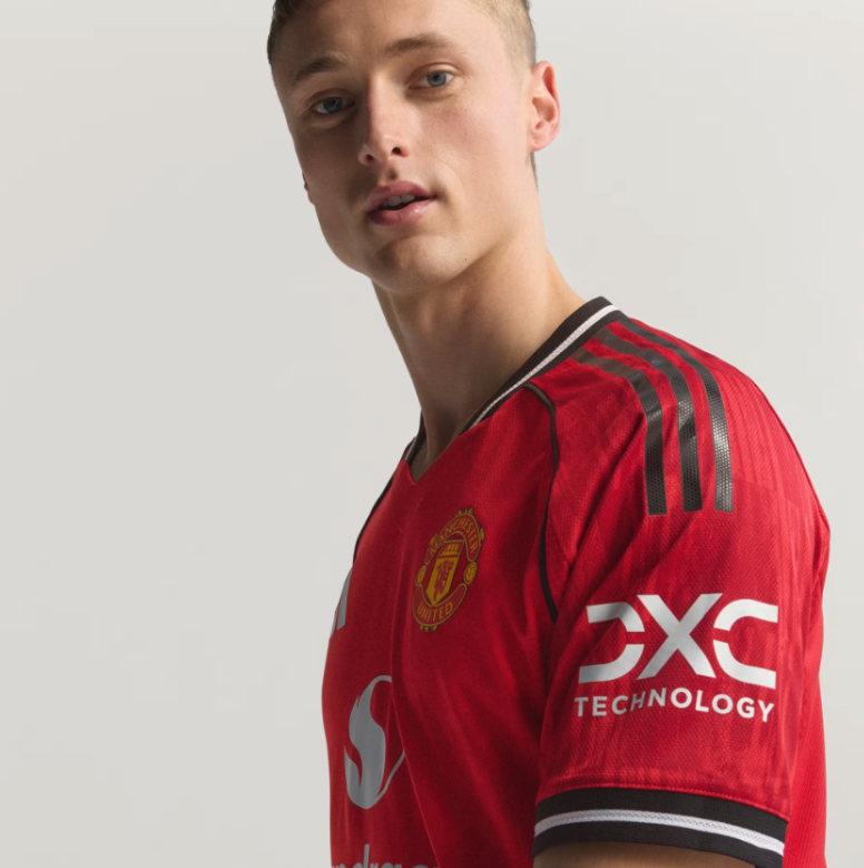 เสื้อแมนเชสเตอร์ ยูไนเต็ด 2025 2026 ทีมเหย้ารุ่นเวอร์ชั่นนักเตะ Home Authentic ของแท้