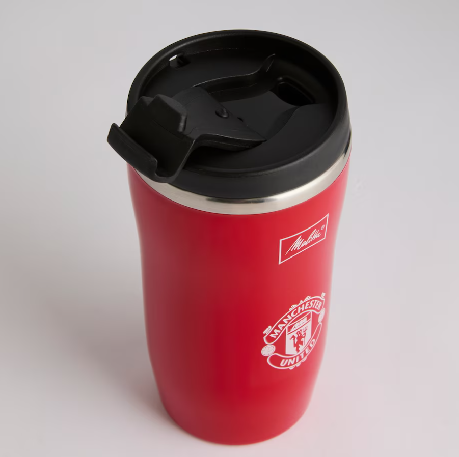 แก้วน้ำแมนยเชสเตอร์ ยูไนเต็ด Manchester United x Melitta Travel Cup ของแท้