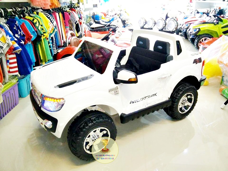 DK3646OR รถแบตเตอรี่ รถกระบะฟอร์ด FORD RANGER 2มอเตอร์ แบต 12V มีโช๊ค มี5สี แดง ขาว ดำ ส้ม ชมพู