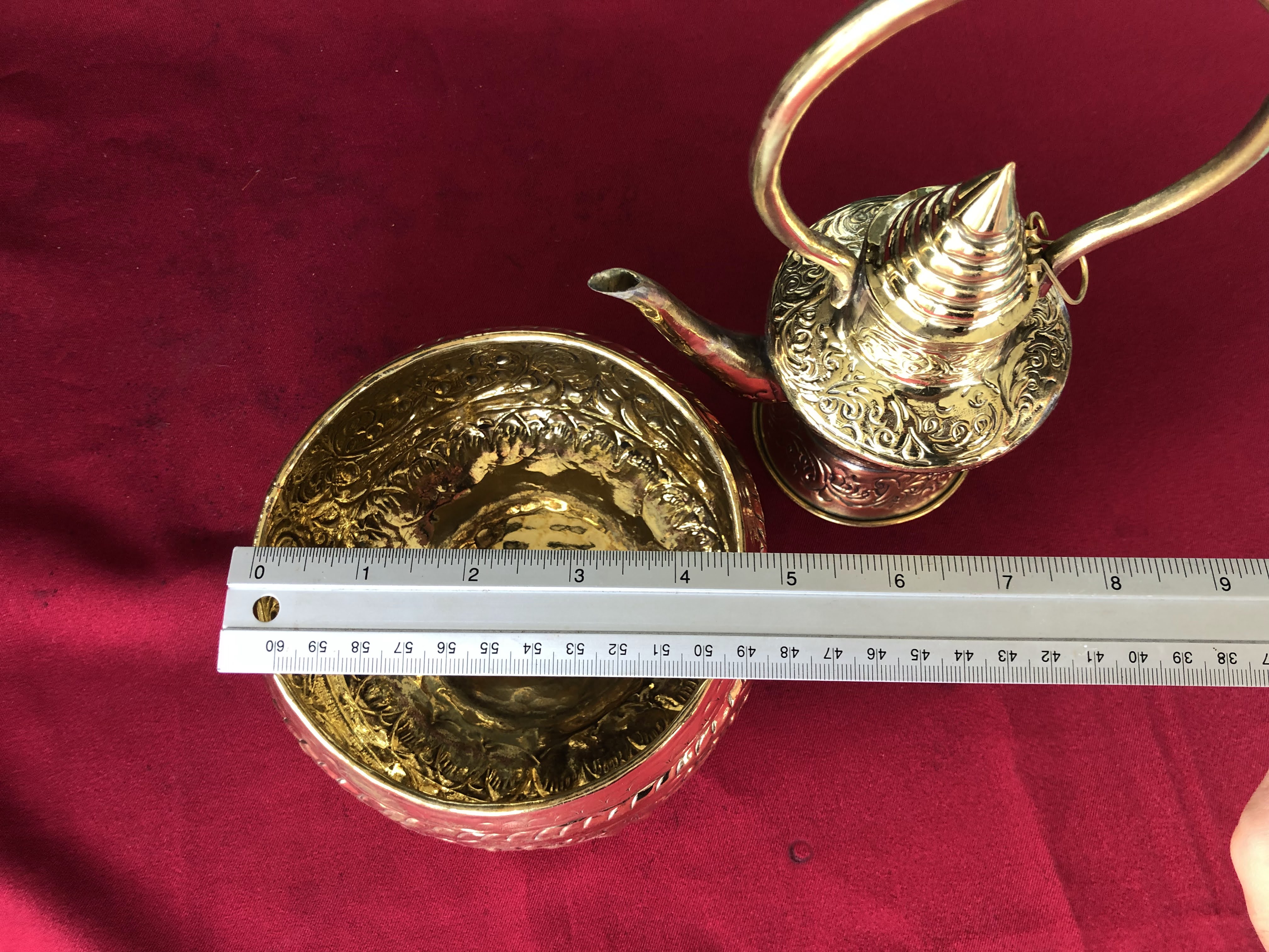 ชุดกรวดน้ำพม่า 4.5 นิ้ว