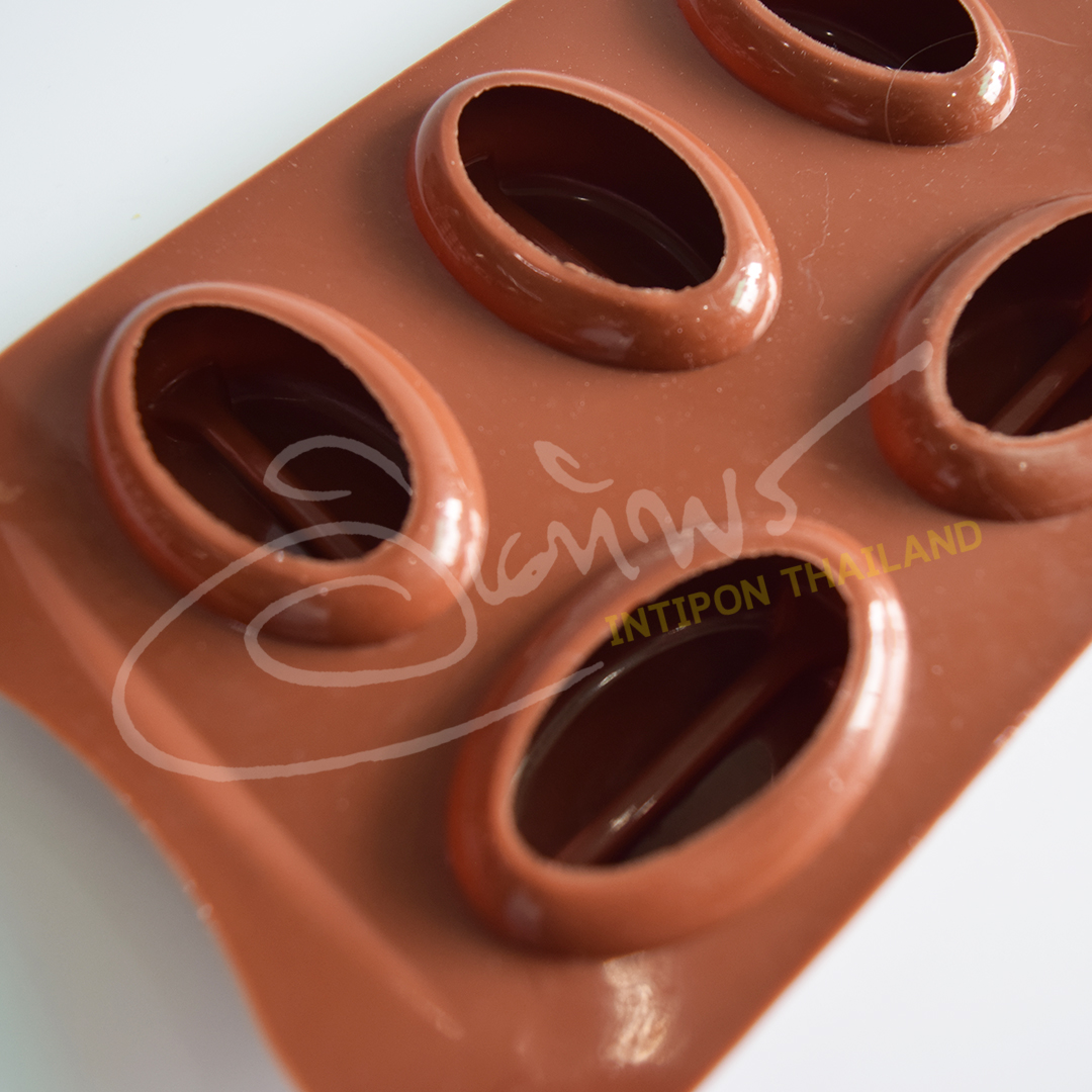 แม่พิมพ์ซิลิโคนเมล็ดกาแฟ แม่พิมพ์สบู่ แม่พิมพ์ขนม (พร้อมส่ง)