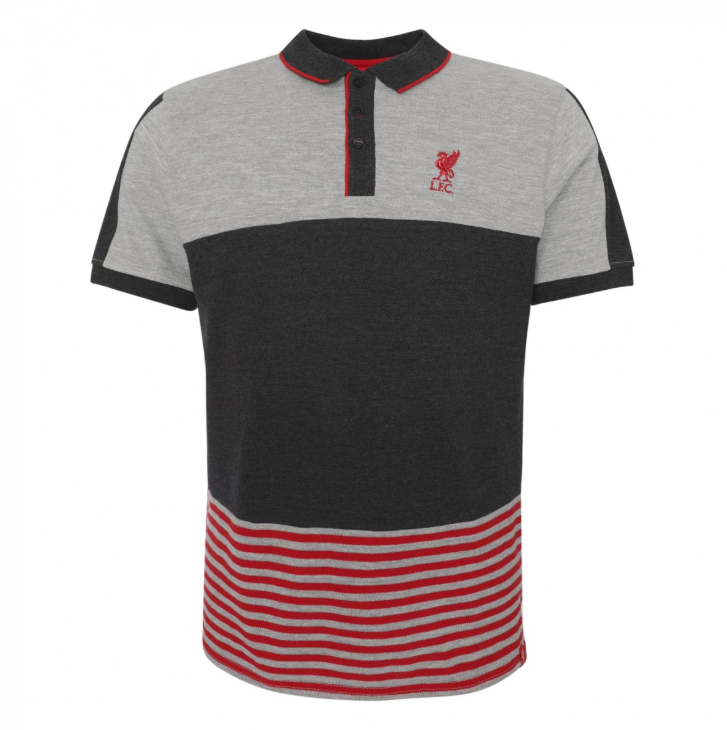 เสื้อโปโลลิเวอร์พูล COLOUR BLOCK STRIPE ของแท้