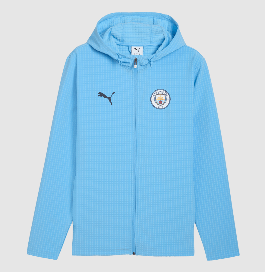 เสื้อแจ็คเก็ตแมนเชสเตอร์ ซิตี้ Training Softshell Jacket สีฟ้าของแท้