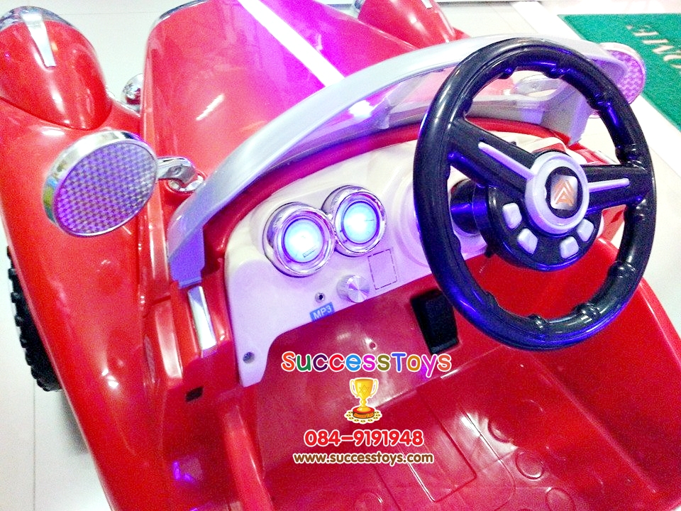 รถแบตเตอรี่เด็กนั่ง รุ่น BC3080 รถโบราณคลาสสิคมีโช๊ค 2 มอเตอร์ 2 แบต