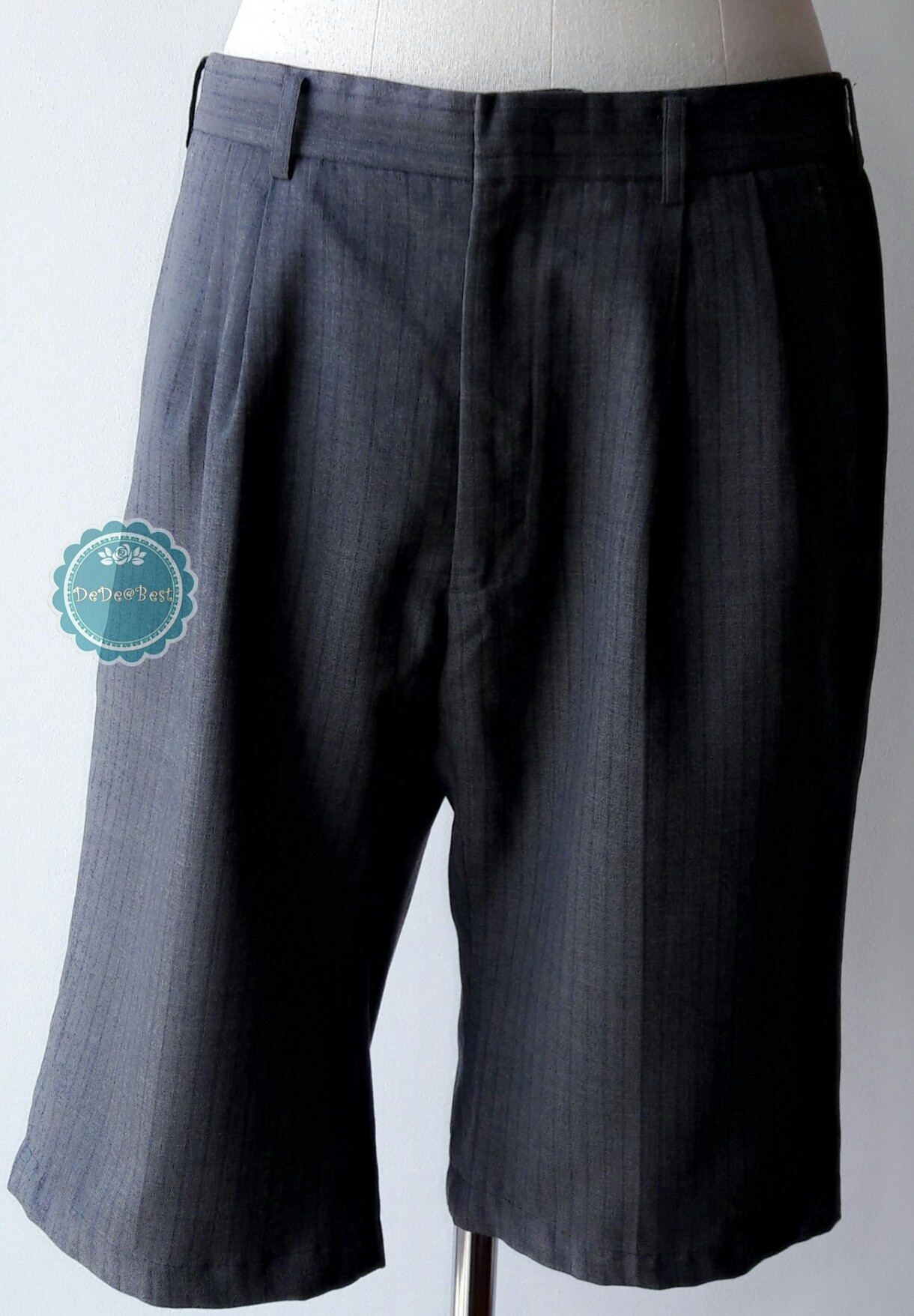 P10:2nd hand pants กางเกงขาสั้นโทนสีเทา