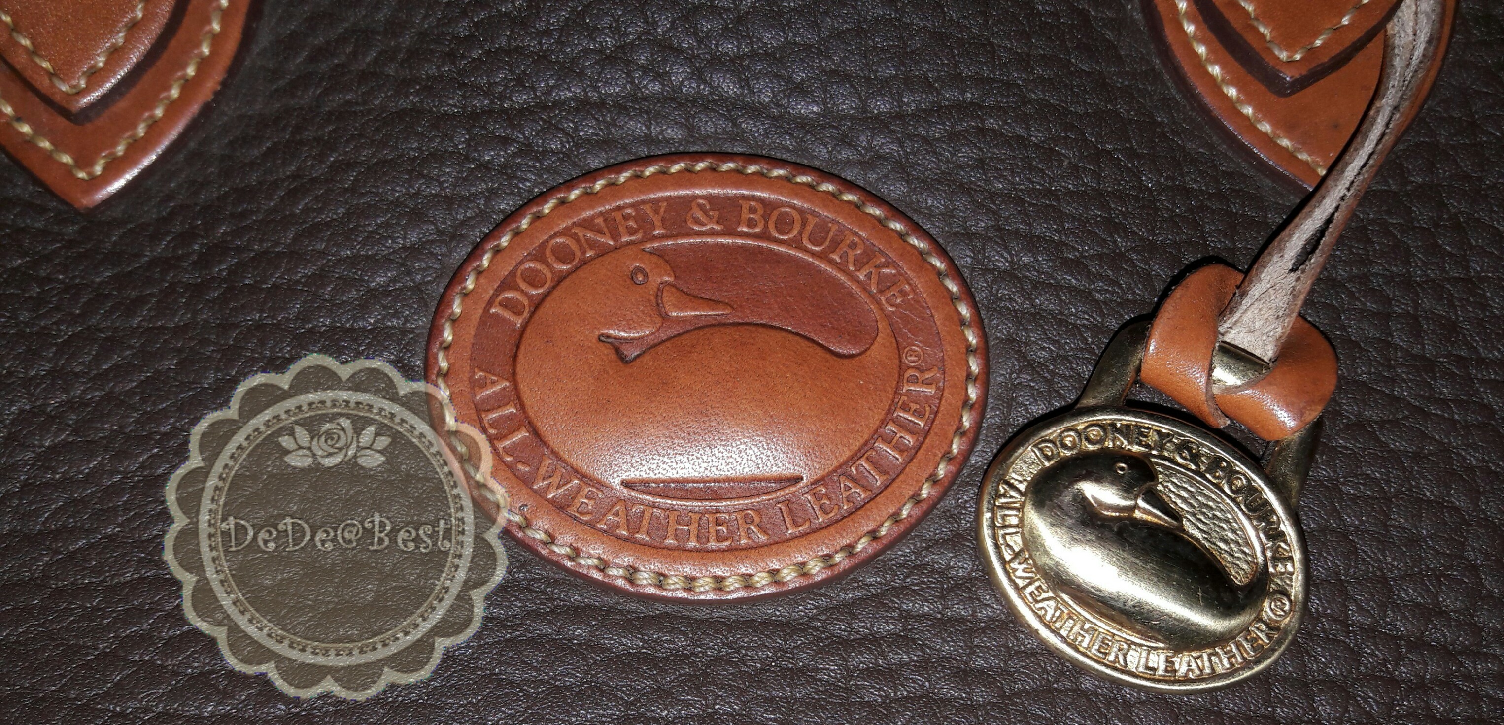 ขายแล้วค่ะ B53 :Vintage leather bag กระเป๋าถือใบสวย กระเป๋าหนังแท้ made in USA❤