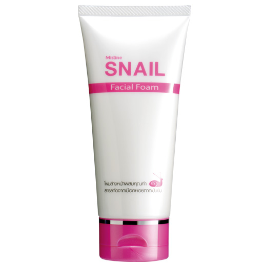 Mistine SNAIL Facial Foam โฟมล้างหน้าหอยทาก เนื้อโฟมสูตรพิเศษ เพื่อผิวหน้าสะอาด เนียนเรียบ