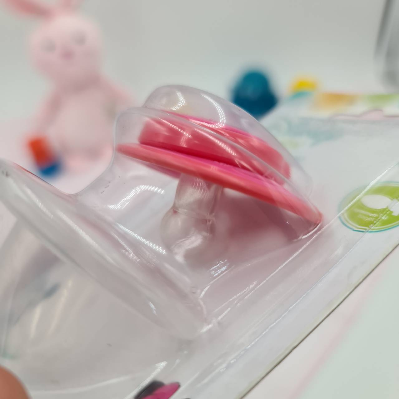 จุกดูดเล่น จุกหลอก พร้อมฝาครอบ ลายมิกกี้เมาส์ มีสาย