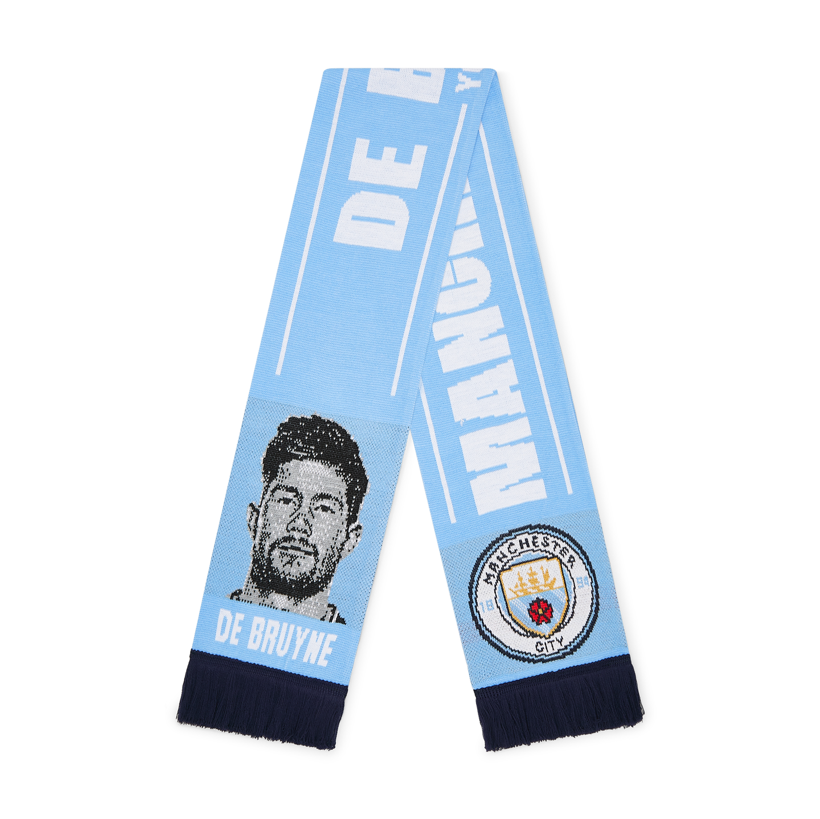 ผ้าพันคอแมนเชสเตอร์ ซิตี้ De Bruyne Face ของแท้