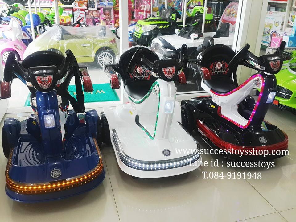 Ln5896 รถออโต้บอทมือโยก มีรีโมท (ไฟรอบคัน) เล่น usb ใส่ sd ได้ มี3สี ดำ ขาว น้ำเงิน