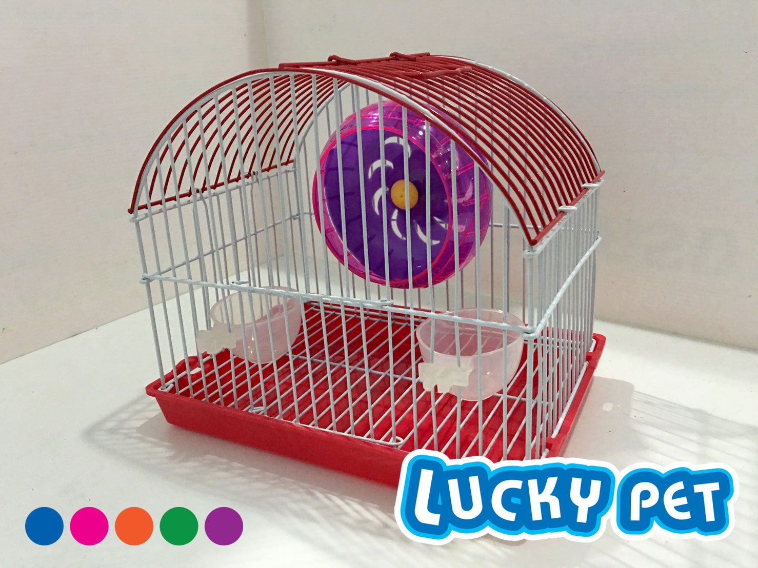 กรงแฮมเตอร์ shobi*03/H02 ขนาด กว้าง15 ยาว20 สูง18.5 ซม.