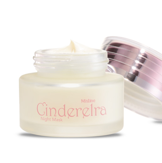 *พร้อมส่ง* Mistine Cinderelra Night Mask มาส์กหน้าก่อนนอน ไม่ต้องล้างออก ซินเดอเรลร่า ไนท์ ตื่นปุ๊บ...หน้าใสออร่าปั๊บ