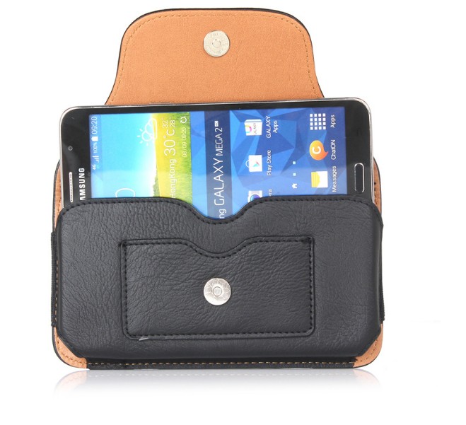 (แนวนอน) กระเป๋า คาดเอว ใส่มือถือ ซอง แนวตั้ง มือถือ ขนาด 5.5 - 6.7 นิ้ว