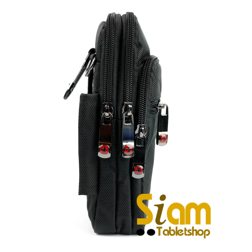 DAKAR กระเป๋าหนังคาดเอว แนวตั้ง ใส่มือถือขนาด 5 - 6.7 นิ้ว (053)