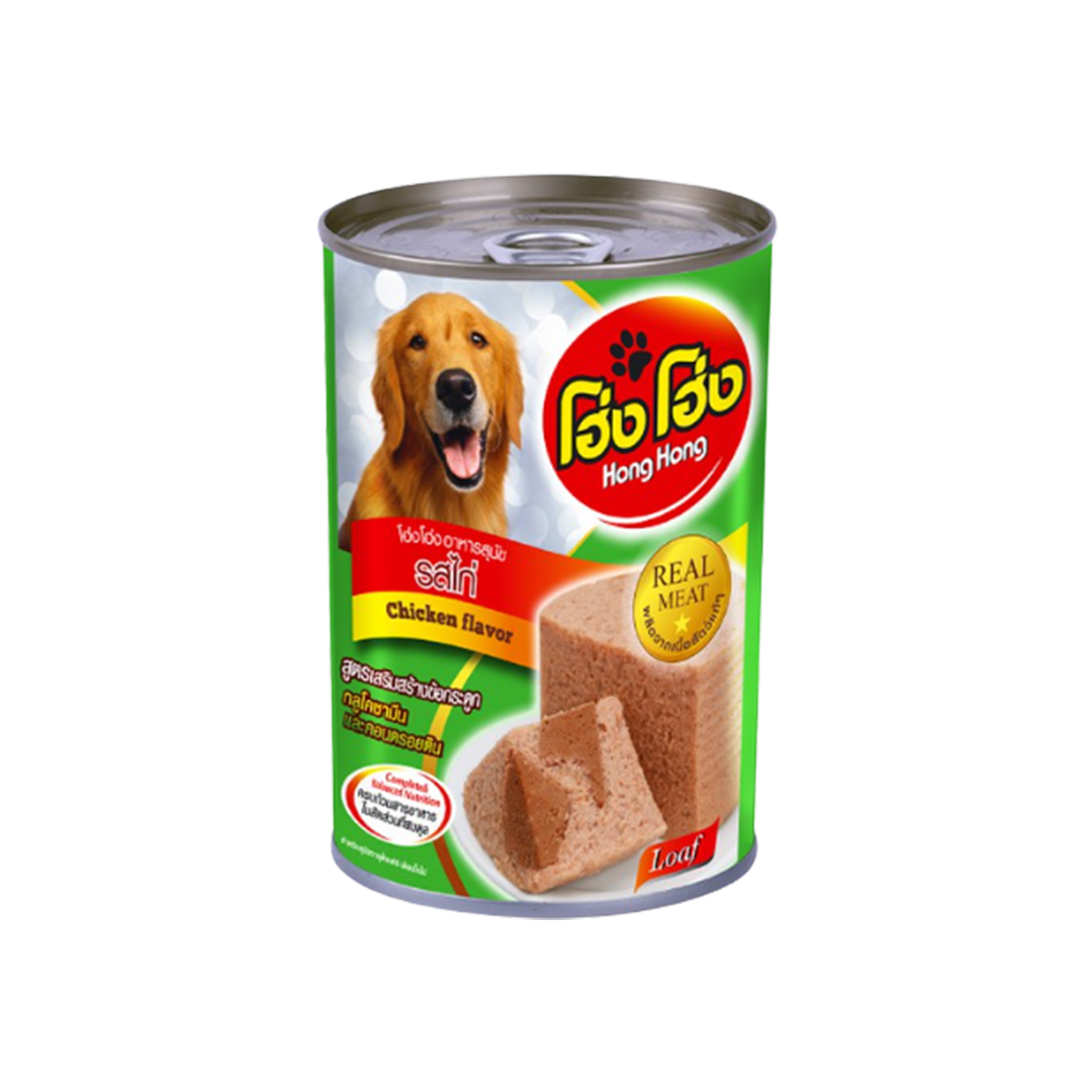 เพาซ์กระป๋อง โฮ่งโฮ่ง รสไก่ 400g.