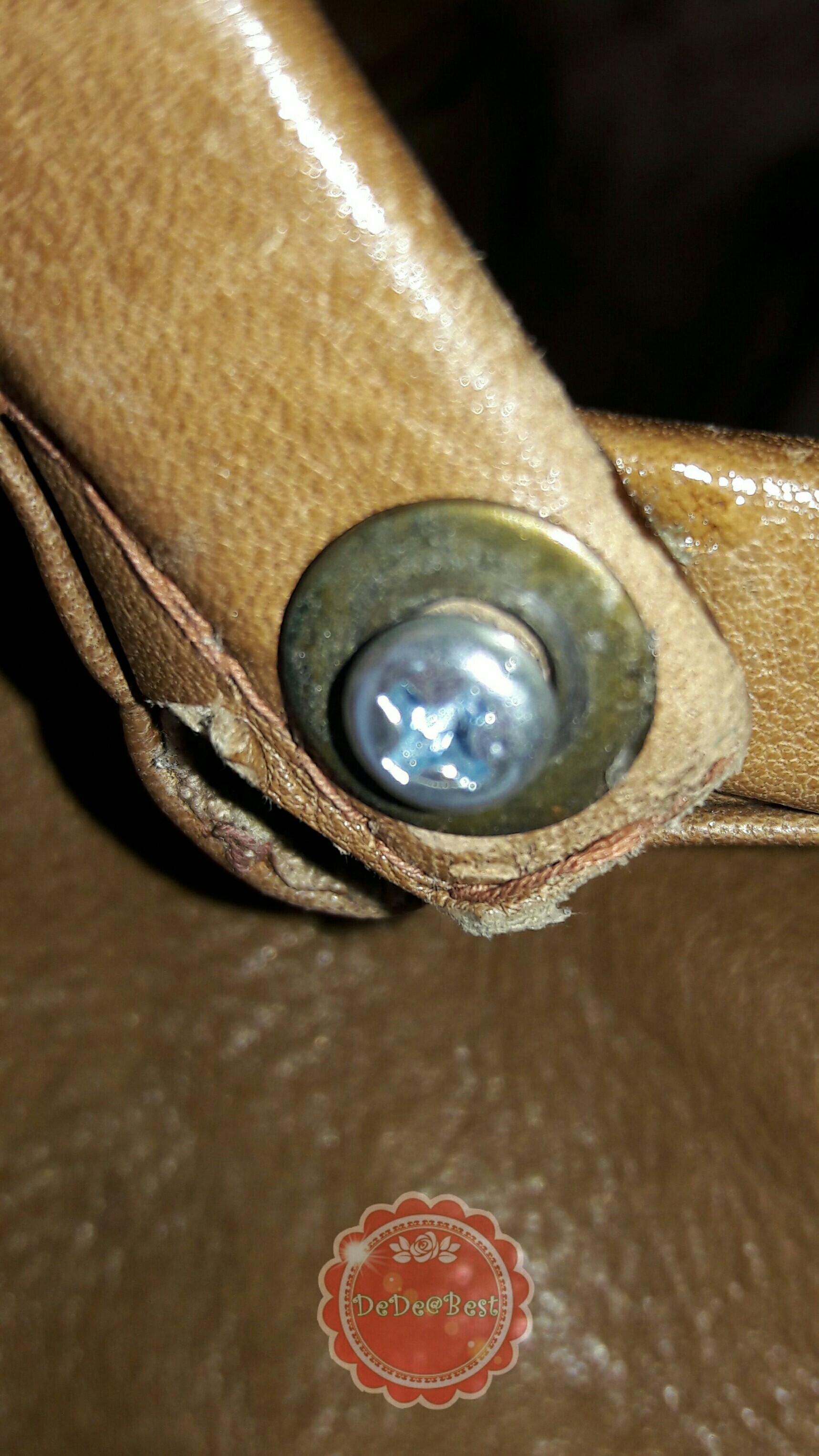 ขายแล้วค่ะ B61: Vintage leather doctor bag กระเป๋าหนังแท้ ทรง doctor กระเป๋าวินเทจ กระเป๋าสะพาย ถอดสายเป็นกระเป๋าถือได้❤