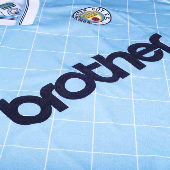 เสื้อเรทโรย้อนยุคแมนเชสเตอร์ ซิตี้ 1988 Retro Football ของแท้