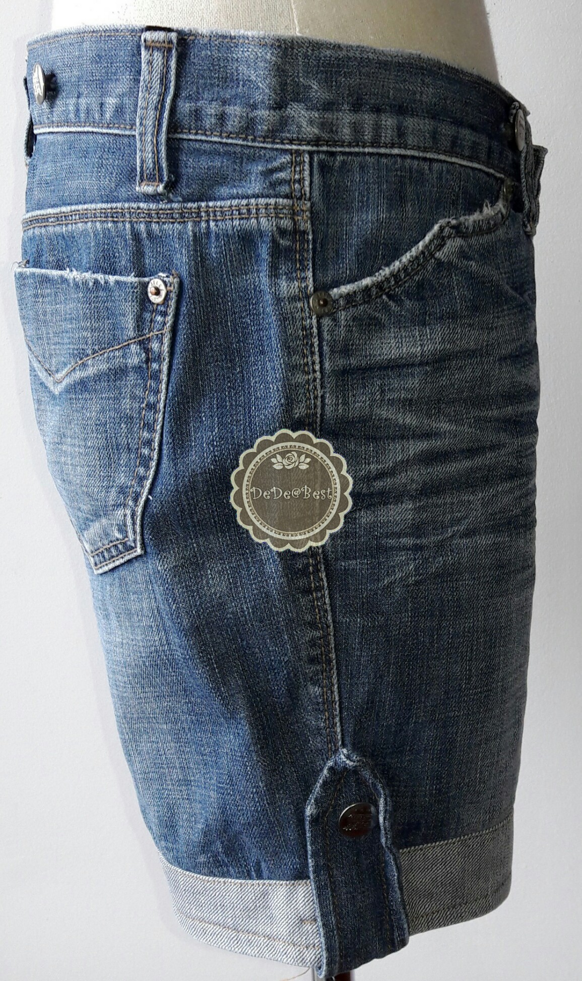 P15:2nd hand jeans กางเกงยีนส์ขาสั้น