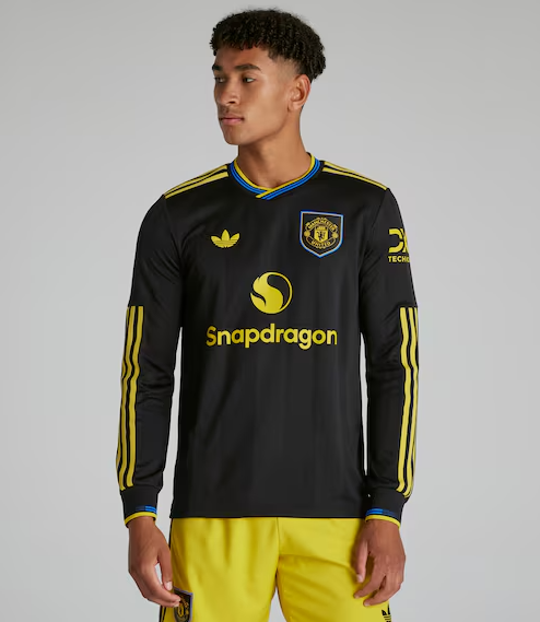 เสื้อแขนยาวแมนเชสเตอร์ ยูไนเต็ด 2025 2026 ชุดที่3 เวอร์ชั่นนักเตะ Third Authentic ของแท้