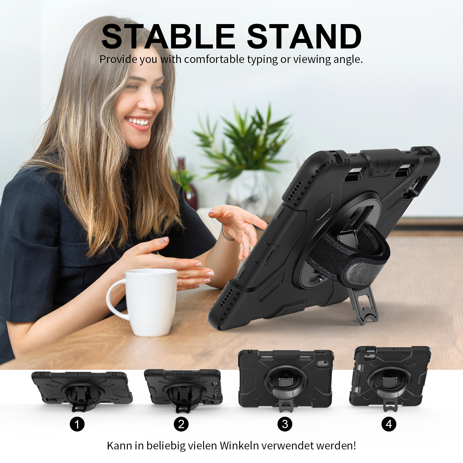 [Multi Function] เคสกันกระแทก เคส iPad Air6 13 นิ้ว พร้อมสายสะพาย