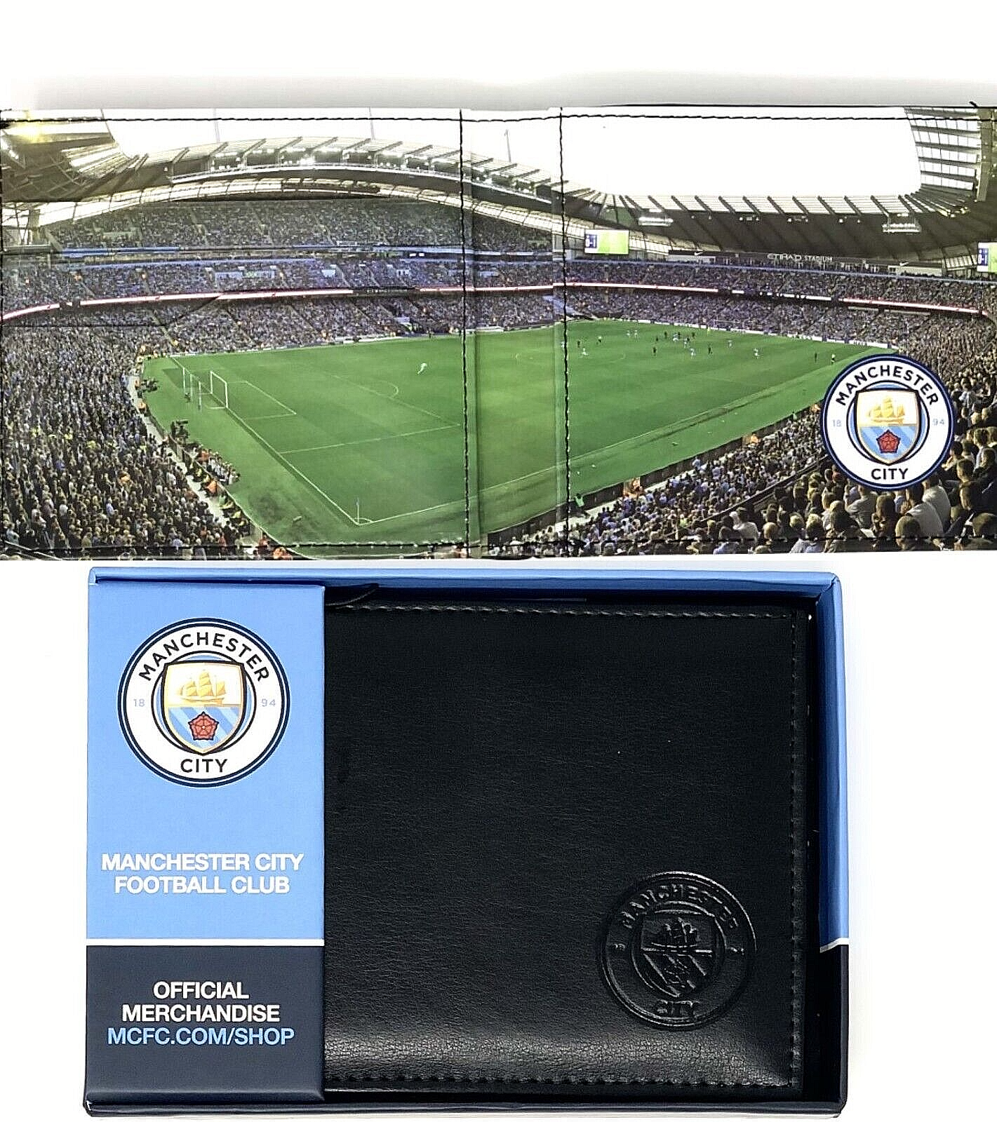 กระเป๋าสตางค์แมนเชสเตอร์ ซิตี้ STADIUM WALLET พร้อมกล่องของแท้