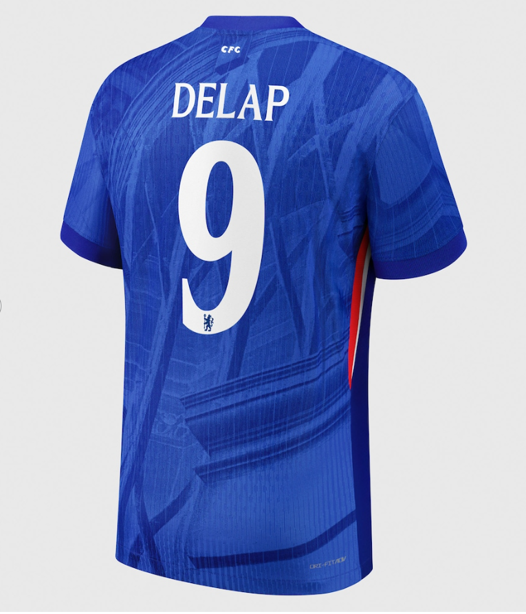 เสื้อเชลซี 2025 2026 ทีมเหย้ารุ่นนักเตะ Delap 9 ฟอนท์สโมสรเชลซีของแท้