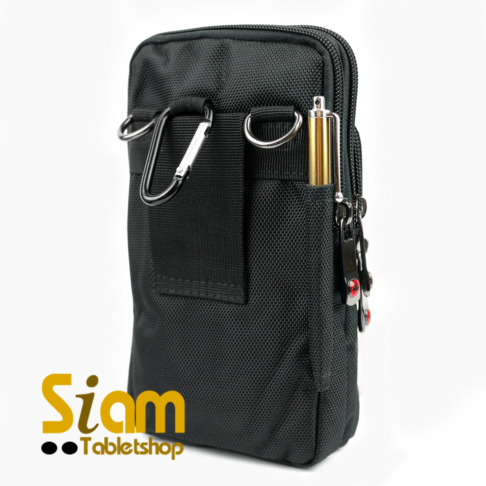 DAKAR กระเป๋าหนังคาดเอว แนวตั้ง ใส่มือถือขนาด 5 - 6.7 นิ้ว (053)