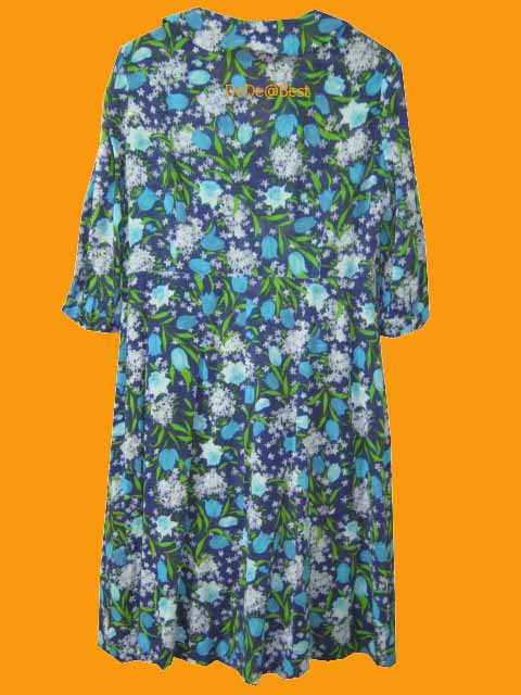 ขายแล้วค่ะ D33:Vintage dress เดรสวินเทจลายดอกไม้พร้อมเข็มขัด❤