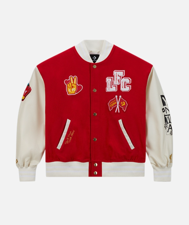 เสื้อแจ็คเก็ตลิเวอร์พูล LFC x Converse สำหรับทุกเพศของแท้
