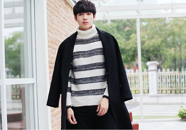 เสื้อโค้ทกันหนาว ไหมพรม คอเต่า แจ็กเก็ต ( พร้อมส่ง )