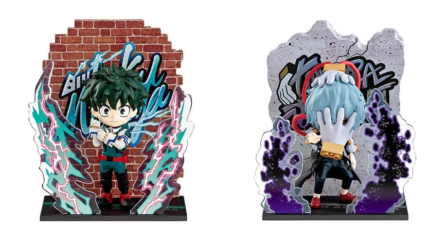 [ขายแยกชิ้น] Re-ment My Hero Academia Wall Art Collection - Heroes & Villains - Deku / Tomura
