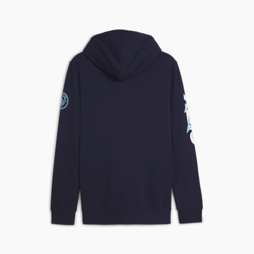 เสื้อฮุ้ดแมนเชสเตอร์ ซิตี้ Ftblicons สีกรมท่าของแท้