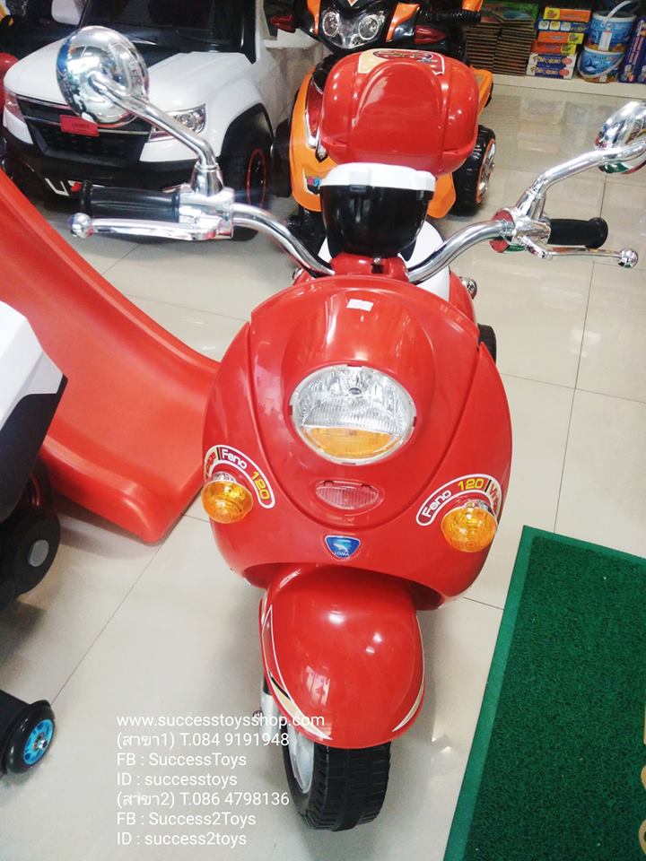 TD3141R รถมอเตอร์ไซค์ฟีโน่ใหญ่ มี 6 สี ชมพู เขียว ส้ม ฟ้า ขาว แดง(สีใหม่)
