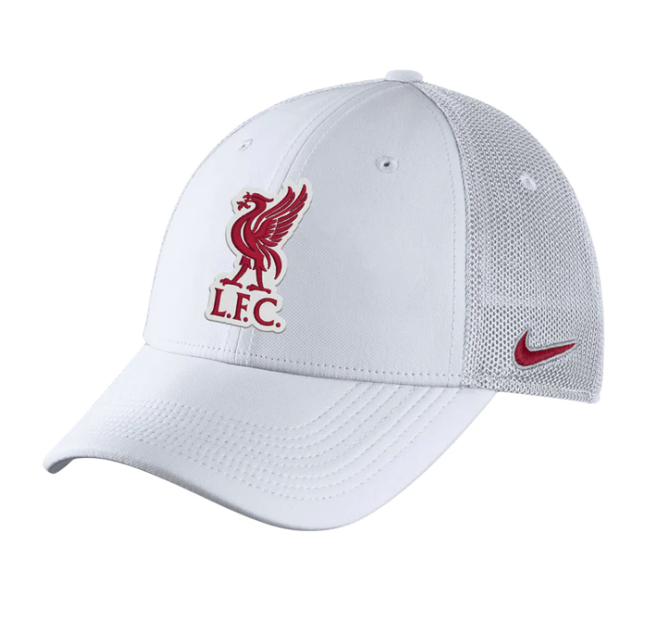 หมวกลิเวอร์พูลไนกี้ L91 Mesh Swoosh Flex สีขาวของแท้