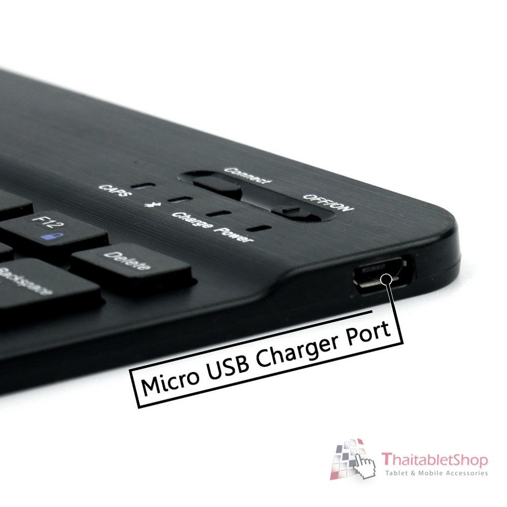 คีย์บอร์ดบลูทูธ Bluetooth สำหรับ แท็บเล็ต โทรศัพท์ แป้นพิมพ์ภาษาไทย !!พร้อมส่ง