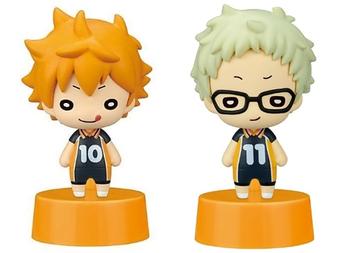 [ขายแยกชิ้น] Haikyuu!! Nitotan Figure Mascot - Hinata / Tsukishima