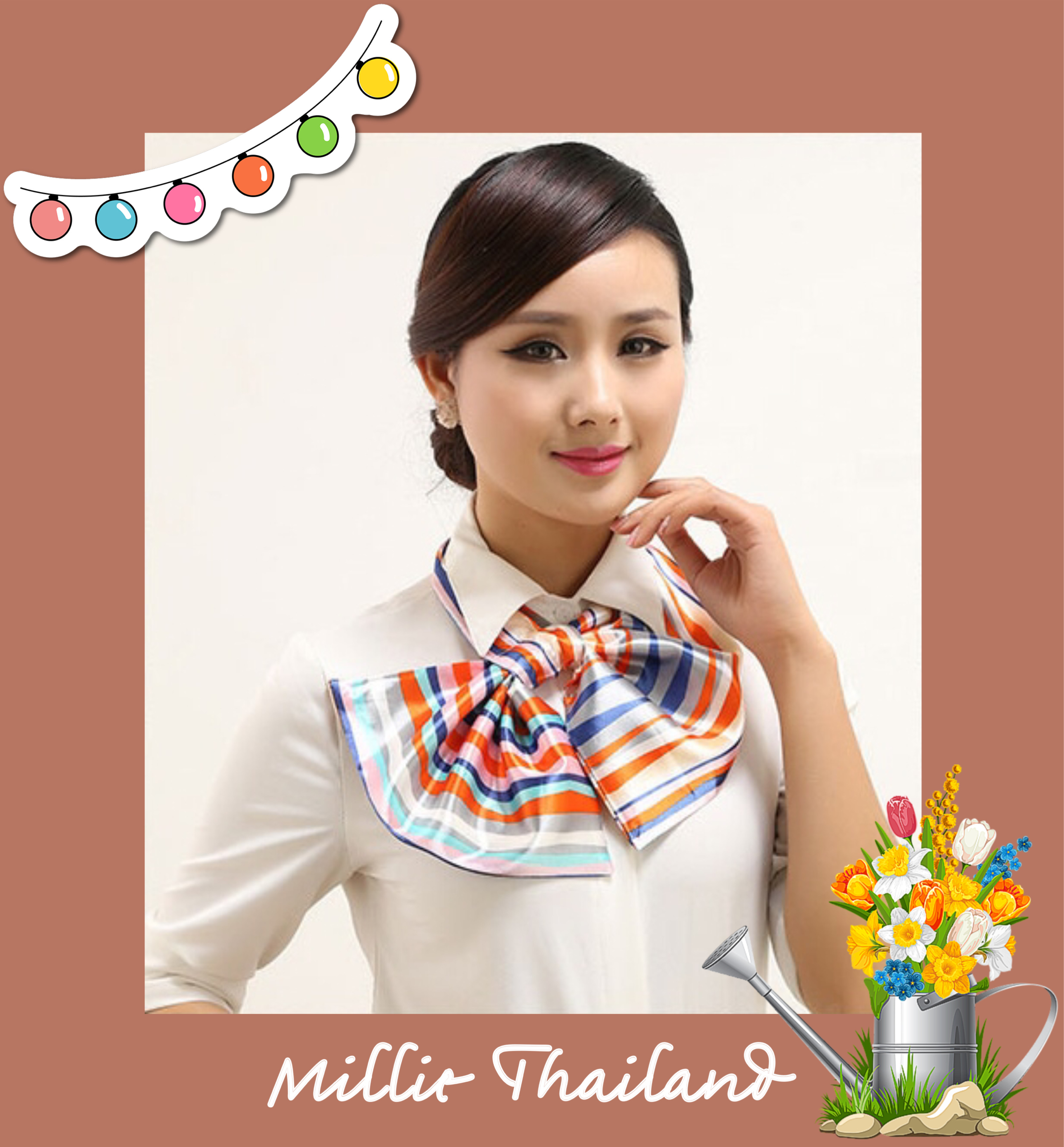 ผ้าพันคอสำเร็จรูป (Uniform Scarves)