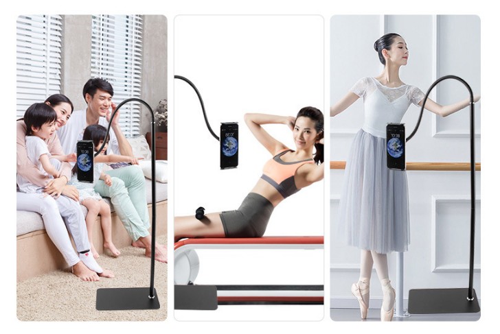 New Flexible Stand ราคาถูก ขาตั้งที่จับ มือถือ แท็บเล็ต สำหรับ iPad ฐานสี่เหลี่ยม