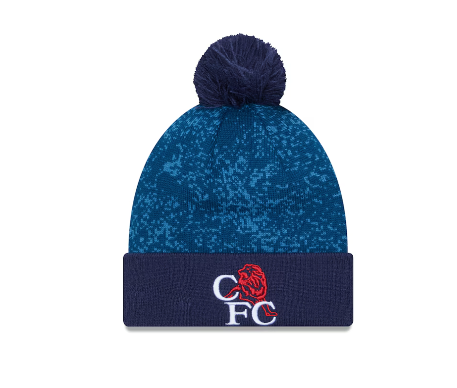 หมวกไหมพรมเชลซี New Era Retro Bobble Beanie ของแท้