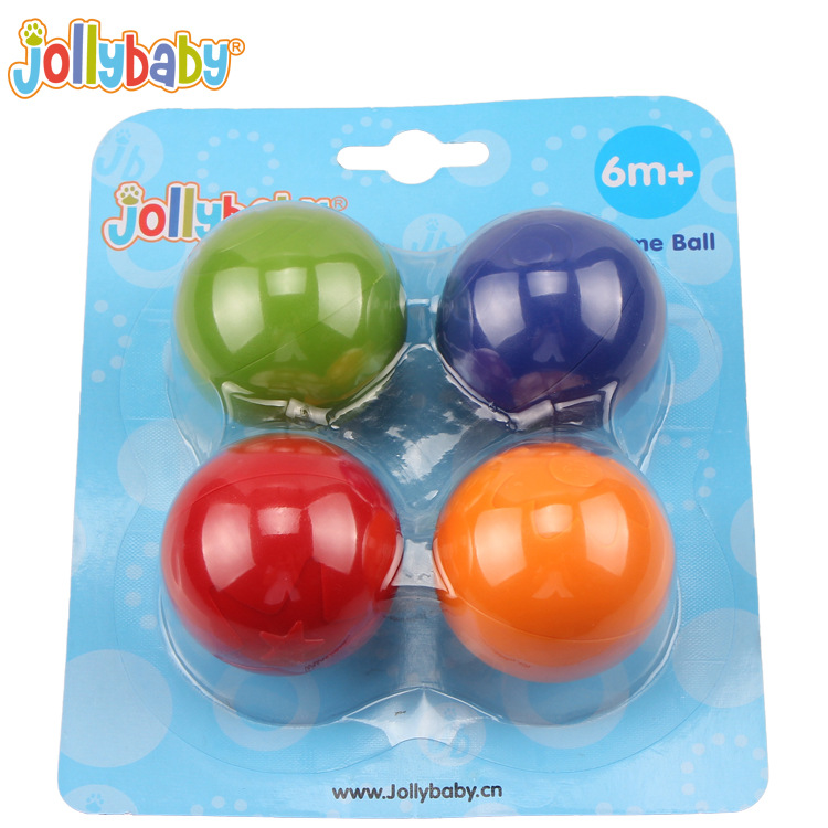 ของเล่นทรงกลม เขย่ามีเสียง มีลายน่ารัก