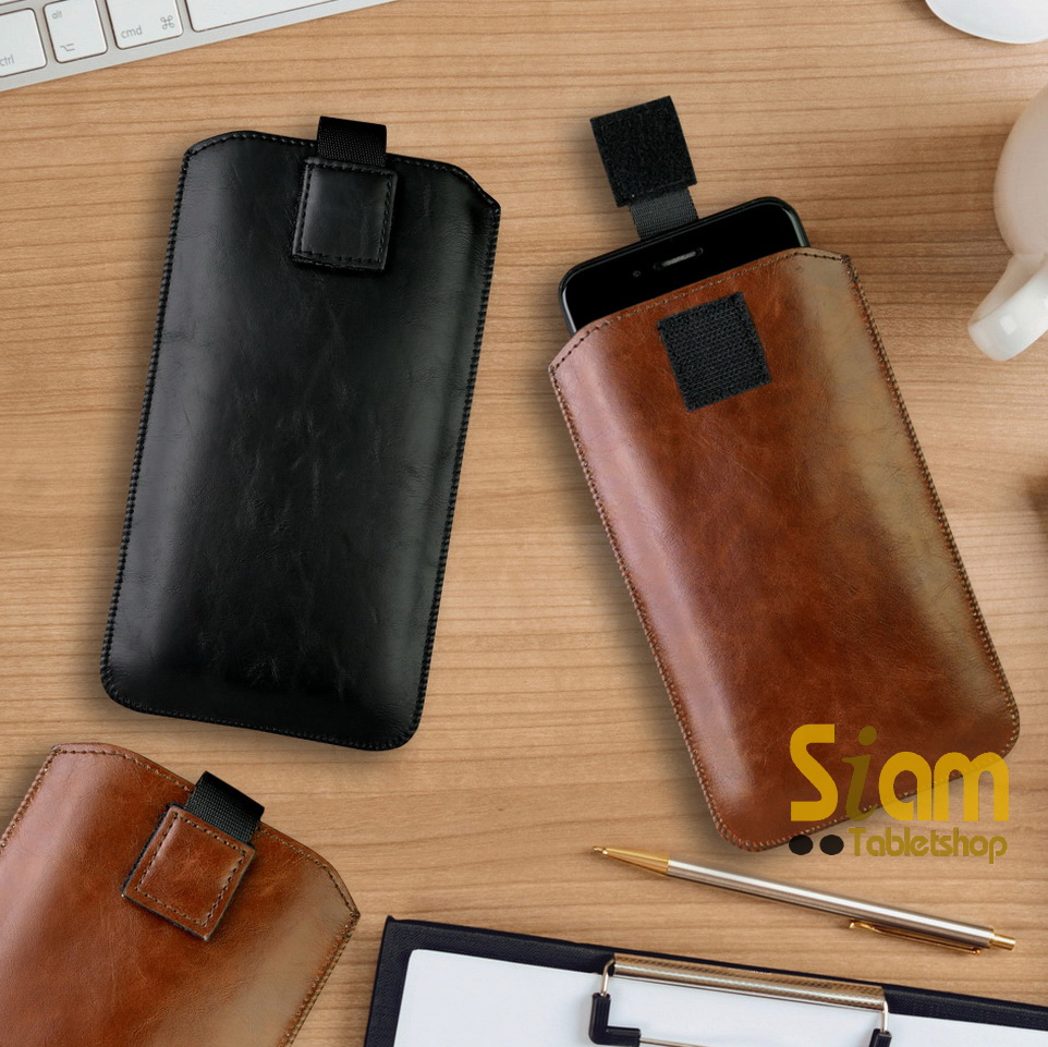 Pull up ซองหนัง กระเป๋า ใส่ มือถือ 4.7-5.2" 5.5 - 6.5 5.7" - 6.7 นิ้ว ร้อยเข็มขัดได้