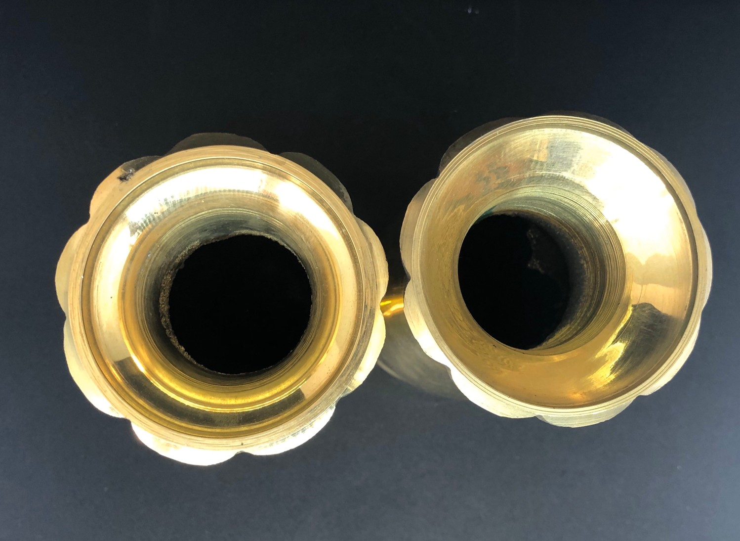 แจกันทองเหลือง 8 นิ้ว