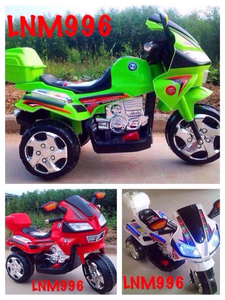 รถมอเตอร์ไซค์ รุ่น LNM996 มี 3 สี แดง ขาว เขียว