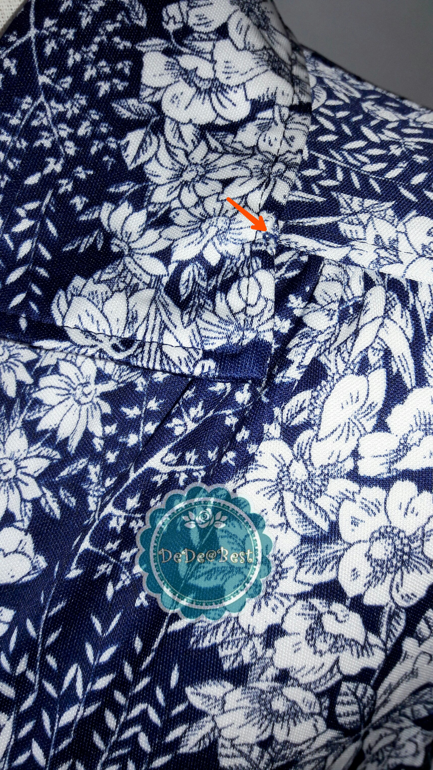 ขายแล้วค่ะ D7:Vintage dress เดรสวินเทจ ลายดอกไม้สวยมากค่ะ❤