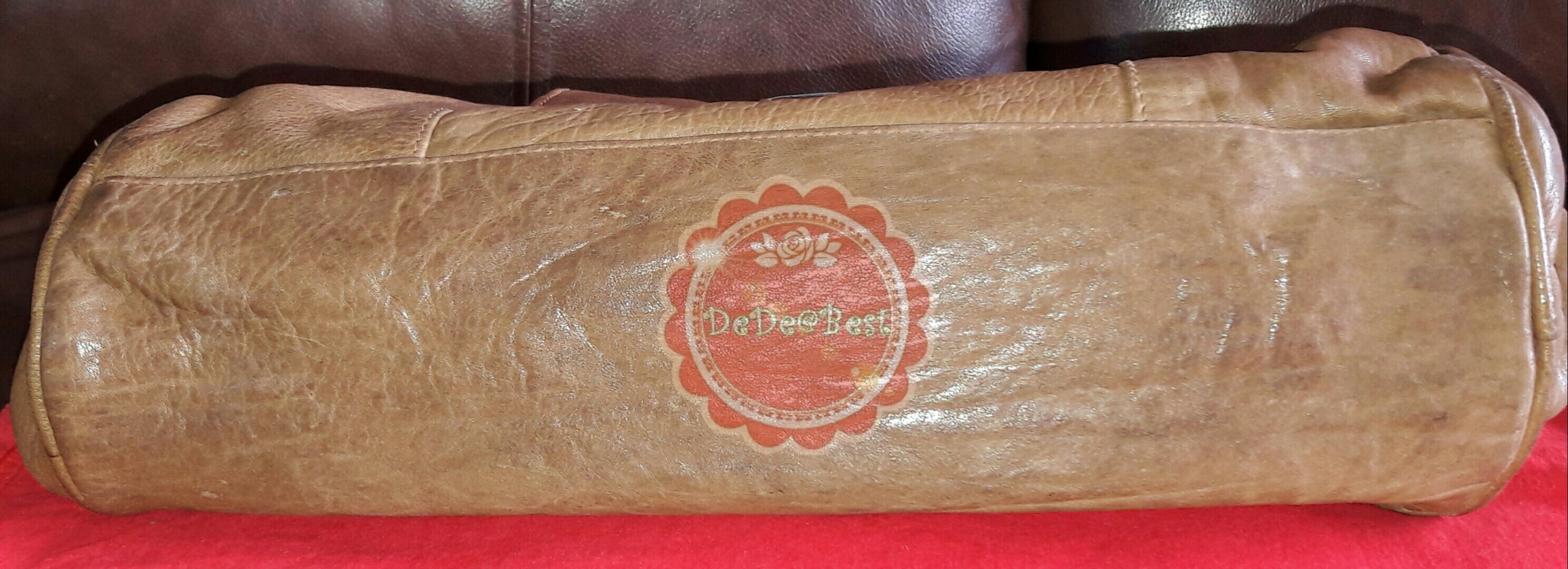 ขายแล้วค่ะ B61: Vintage leather doctor bag กระเป๋าหนังแท้ ทรง doctor กระเป๋าวินเทจ กระเป๋าสะพาย ถอดสายเป็นกระเป๋าถือได้❤