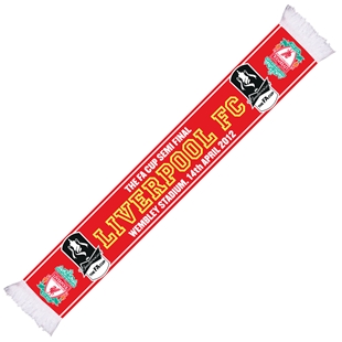 ผ้าพันคอ ลิเวอร์พูล ของแท้ 100% จากสโมสรลิเวอร์พูล อังกฤษ FA Cup Semi Final Scarf เหมาะสำหรับใช้เอง สะสม มอบเป็นของที่ระลึก ของฝาก ของขวัญให้คนรัก